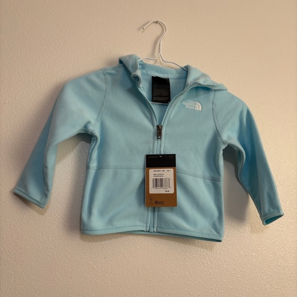 NEW THE NORTH FACE BABY GLACIER FULL ZIP Fleece HOODIE INFANTS Baby 18-24m - Picture 2 of 7